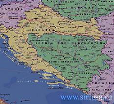Хорватия, карта